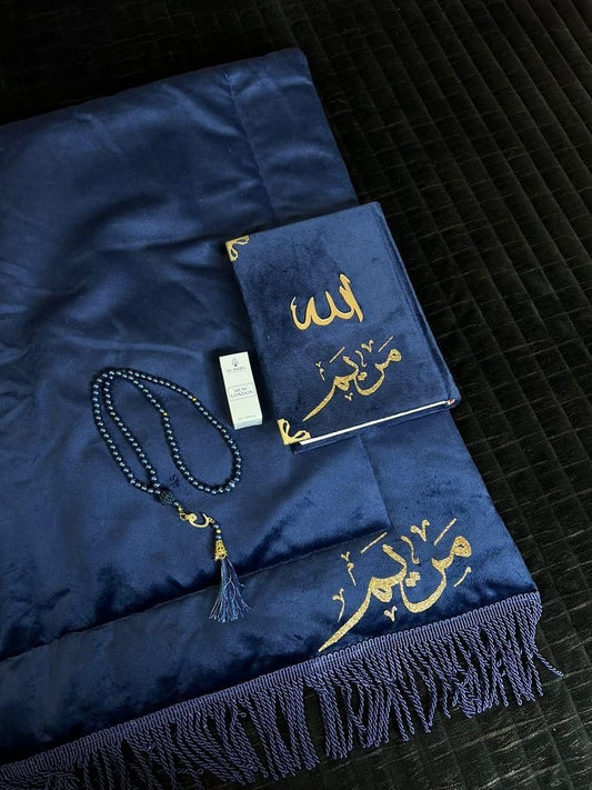 Customizable Soft Velvet Foam Premium Quality Prayer Mats / JayNamaz